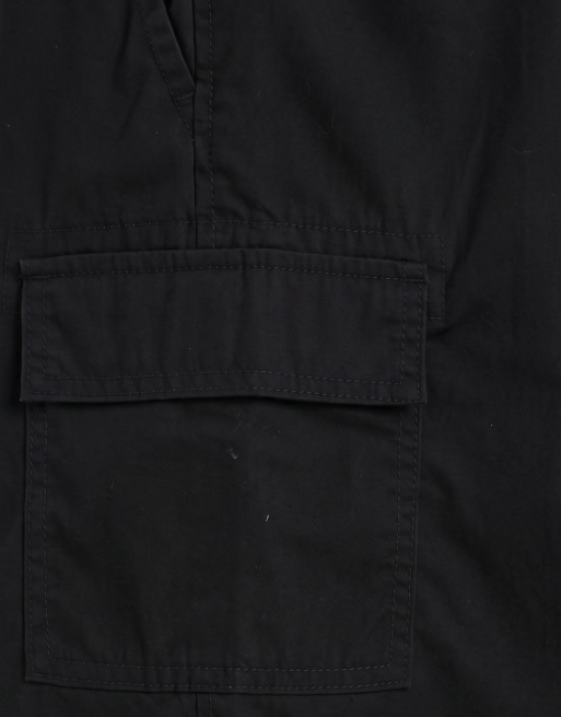 ONLY & SONS cargo shorts in black, 9 of 9