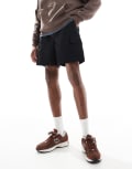 [ONLY & SONS] Only & Sons cargo shorts in black XS BLACK