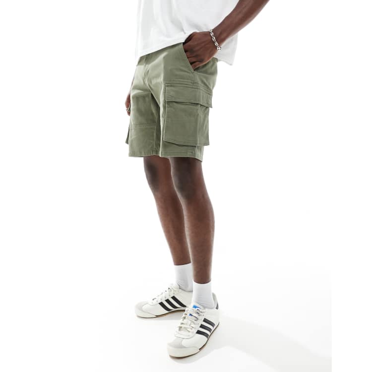 W43 wjk paint cargo shorts カーキ L メンズ W43 wjk paint cargo shorts カーキ L メンズ パンツ
