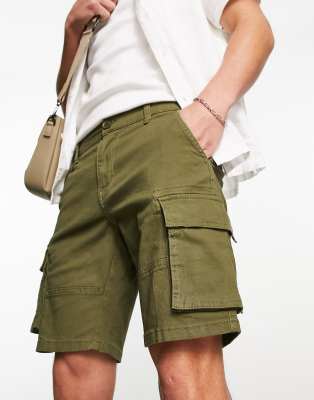 Miles Misbruik nederlaag Only & Sons Cargo Shorts In Khaki-green | ModeSens