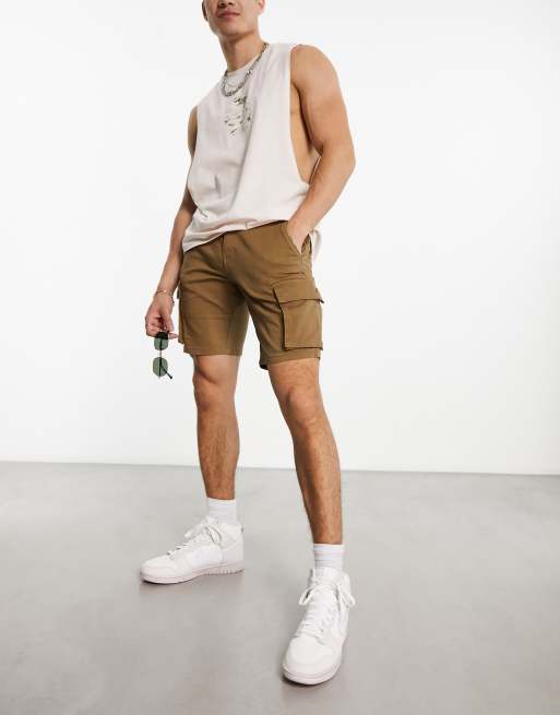 Only & Sons - Cargoshort in bruin 