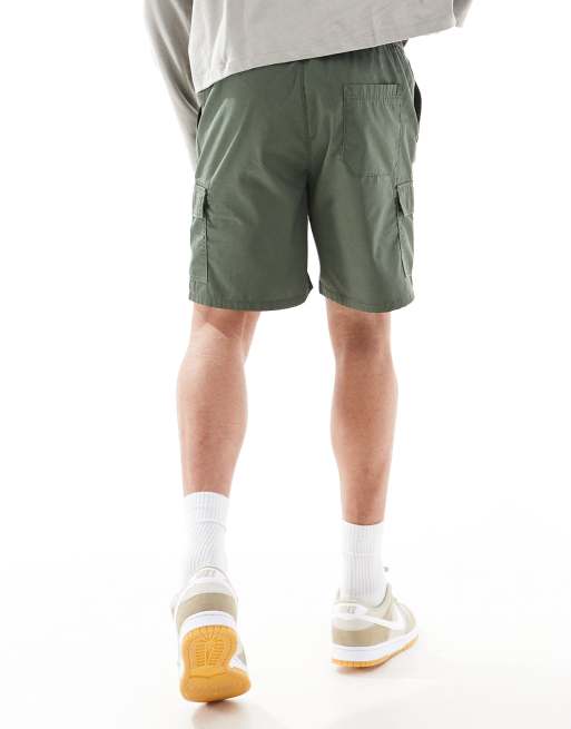 ONLY & SONS – Cargoshorts in dunklem Khaki, 2 von 5