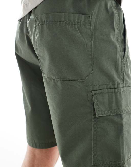 ONLY & SONS – Cargoshorts in dunklem Khaki, 3 von 5