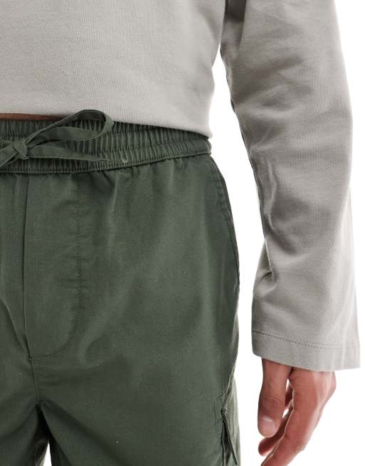 ONLY & SONS – Cargoshorts in dunklem Khaki, 5 von 5