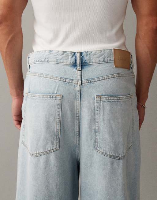 ONLY & SONS – Carl – Blå, ljustvättade och superbaggy jeans, 4 av 7