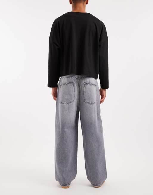ONLY & SONS - Carl - Jean ultra baggy - Gris moyen, 3 de 5