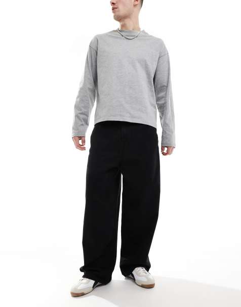 ONLY & SONS - Carl - Jeans met ballonpijpen in zwart - view 1