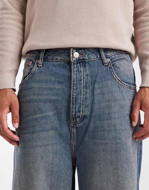 ONLY & SONS Carl super baggy fit jeans in dark wash