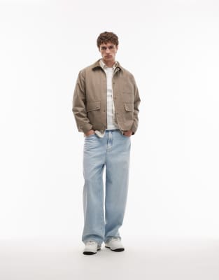 ONLY & SONS ONLY & SONS Carl super baggy jean in light wash blue