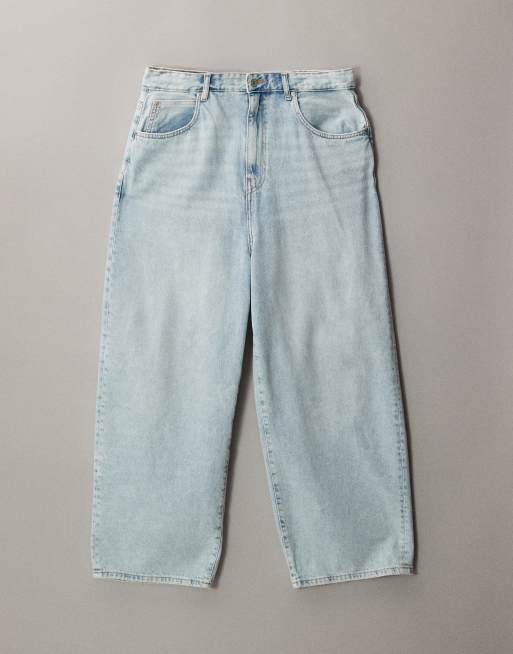 ONLY & SONS Carl super baggy jean in light wash blue, 5 of 7