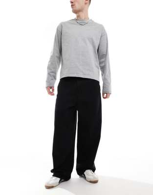 ONLY & SONS Carl super baggy jeans in black