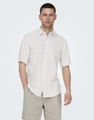 ONLY & SONS - Chemise - Chinchilla-Noir