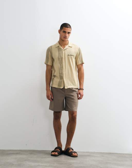 ONLY & SONS - Chemise décontractée brodée - Jaune clair, 5 de 9