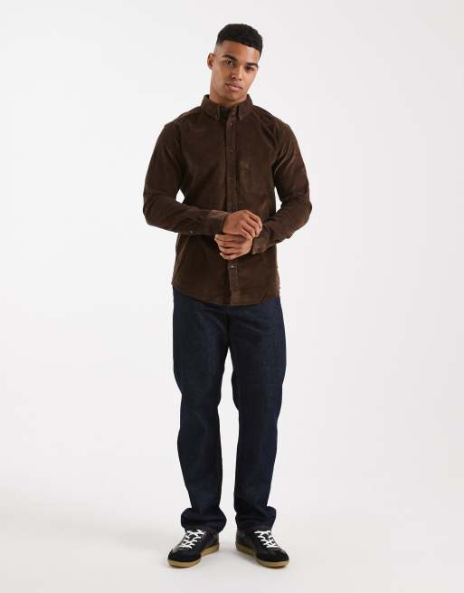 ONLY & SONS - Chemise en velours côtelé - Marron, 2 de 5