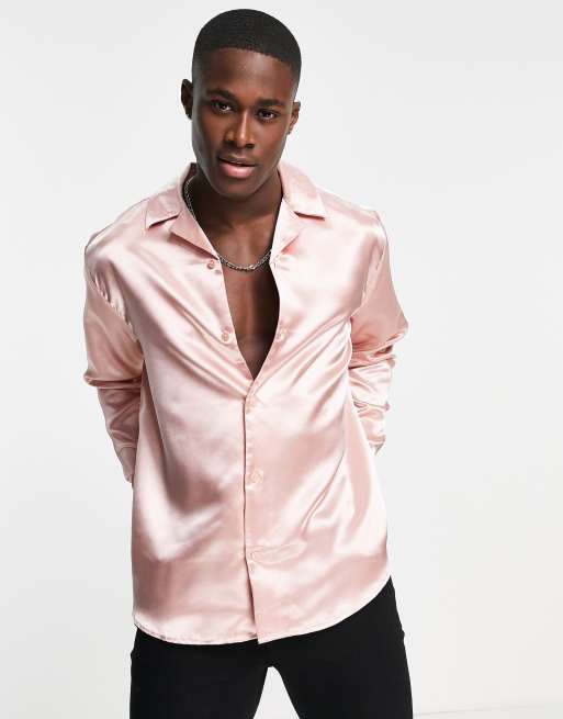 Chemise oversize satin new arrivals