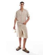 Chemise Ben Sherman Manches Courtes - Rose Foncé (Dusky Pink) - Taille 1S - Coton - Très Bon État