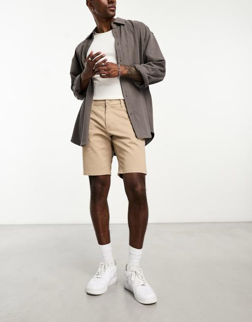 Only & Sons - Chino corti slim beige, 3 di 4