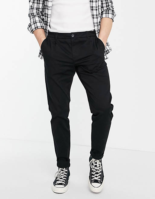 Only & Sons chino in slim fit black