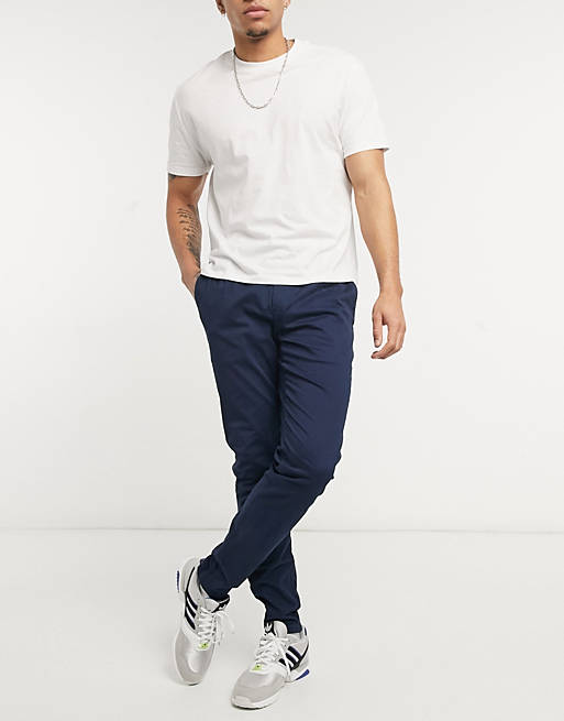 Only & Sons chino in slim fit navy