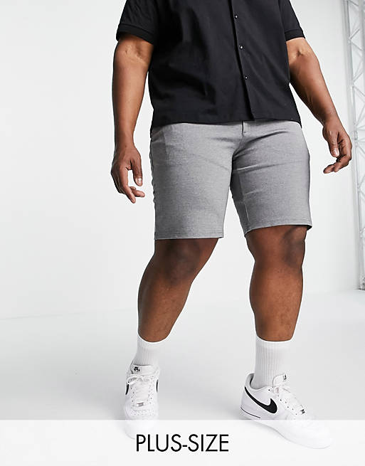 Only & Sons chino shorts in grey
