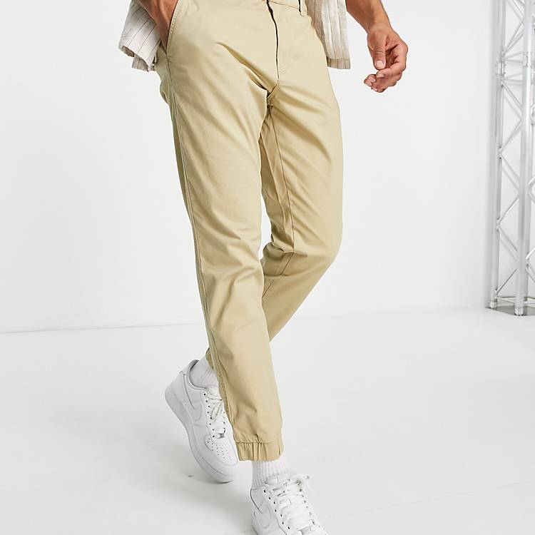 Only & Sons – Chinohose in Beige mit Bündchen | ASOS