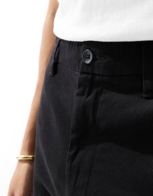 Only & Sons – Chinohose mit geradem Schnitt in Schwarz, 3 von 5