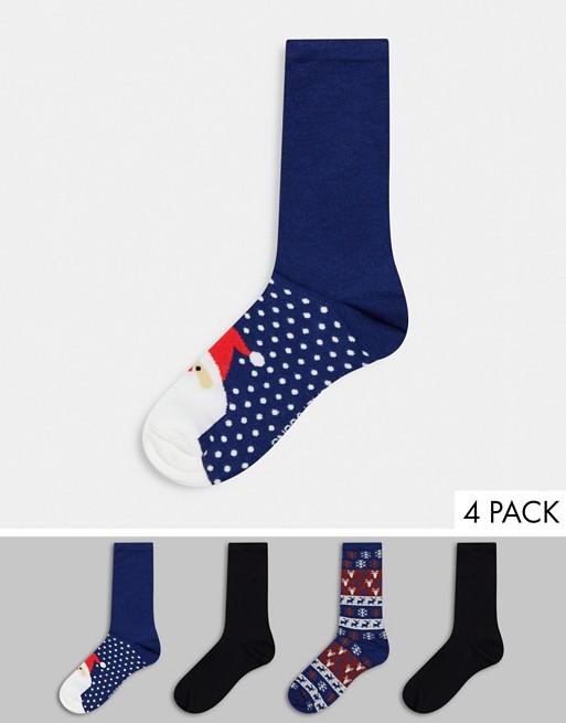 Only & Sons Christmas sock 4 pack
