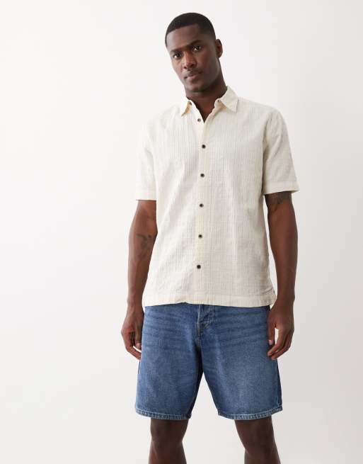 ONLY & SONS – Ciemnoniebieskie szorty jeansowe o luźnym kroju, 2 z 5