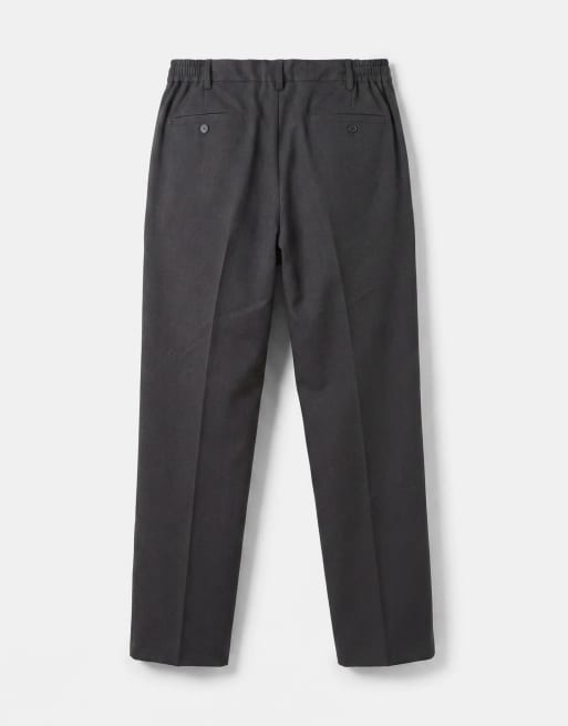 ONLY & SONS – Ciemnoszare eleganckie spodnie o luźnym kroju, 7 z 7