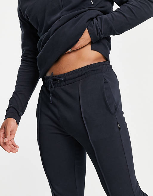  Only & Sons co-ord joggers with pintucks in navy 