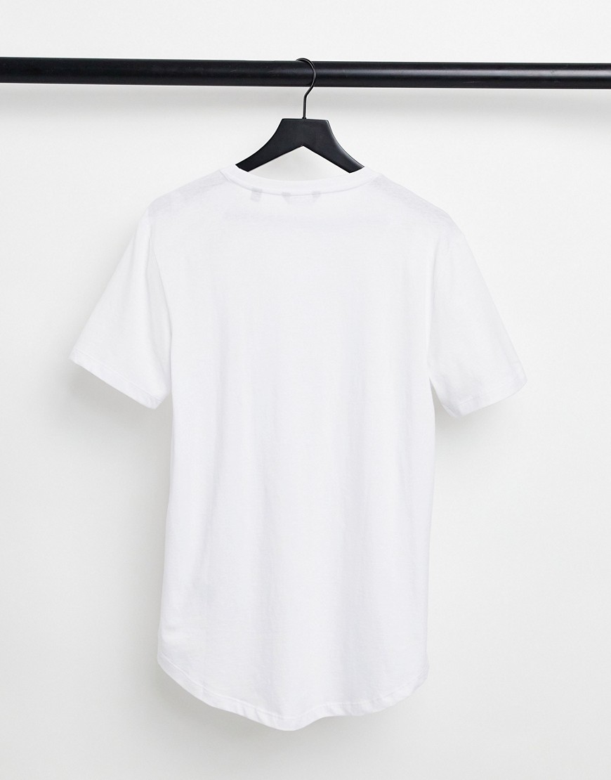 Confezione da 2 t-shirt taglio lungo con fondo arrotondato, colore bianco - Only&Sons T-shirt donna  - immagine1