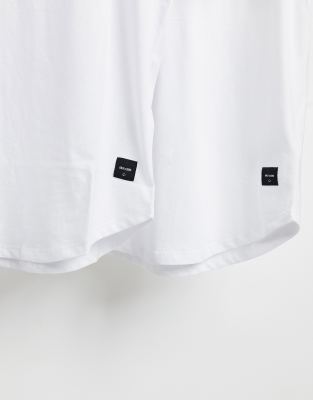 Confezione da 2 t-shirt taglio lungo con fondo arrotondato, colore bianco - Only&Sons T-shirt donna  - immagine2