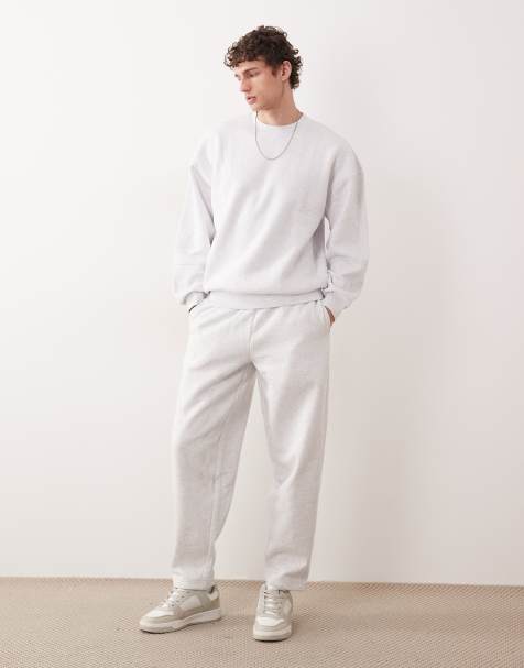 ONLY & SONS - Coordinato grigio super chiaro con felpa oversize con cappuccio, felpa oversize e joggers ampi - view 1