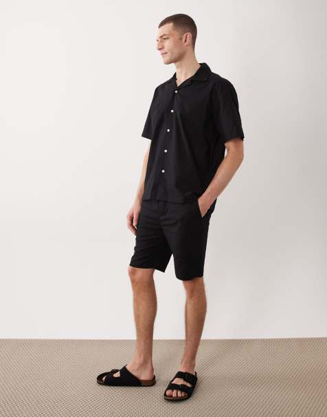 ONLY & SONS - Coordinato in misto cotone nero - view 1