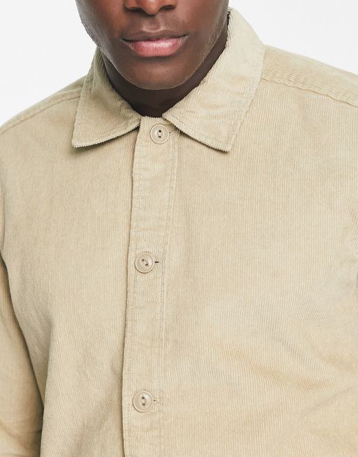 French Connection twill utility jacket in dark yellow