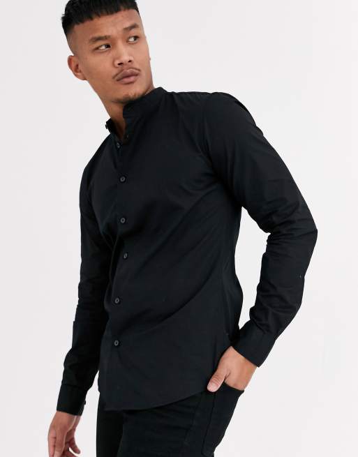 black grandad shirt uk