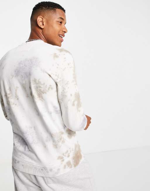 White cotton sweatshirt for tie dye sale