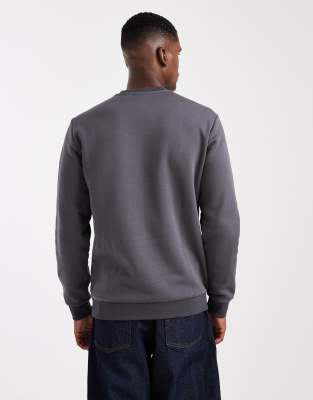 ONLY & SONS crew neck sweatshirt in dark gray | ASOS