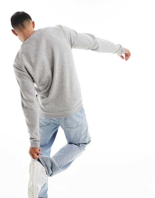 Only & Sons crewneck sweatshirt in gray
