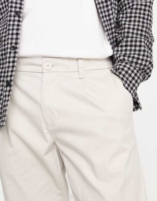 Only & Sons - Cropped beige slim-chinos, 2 af 4