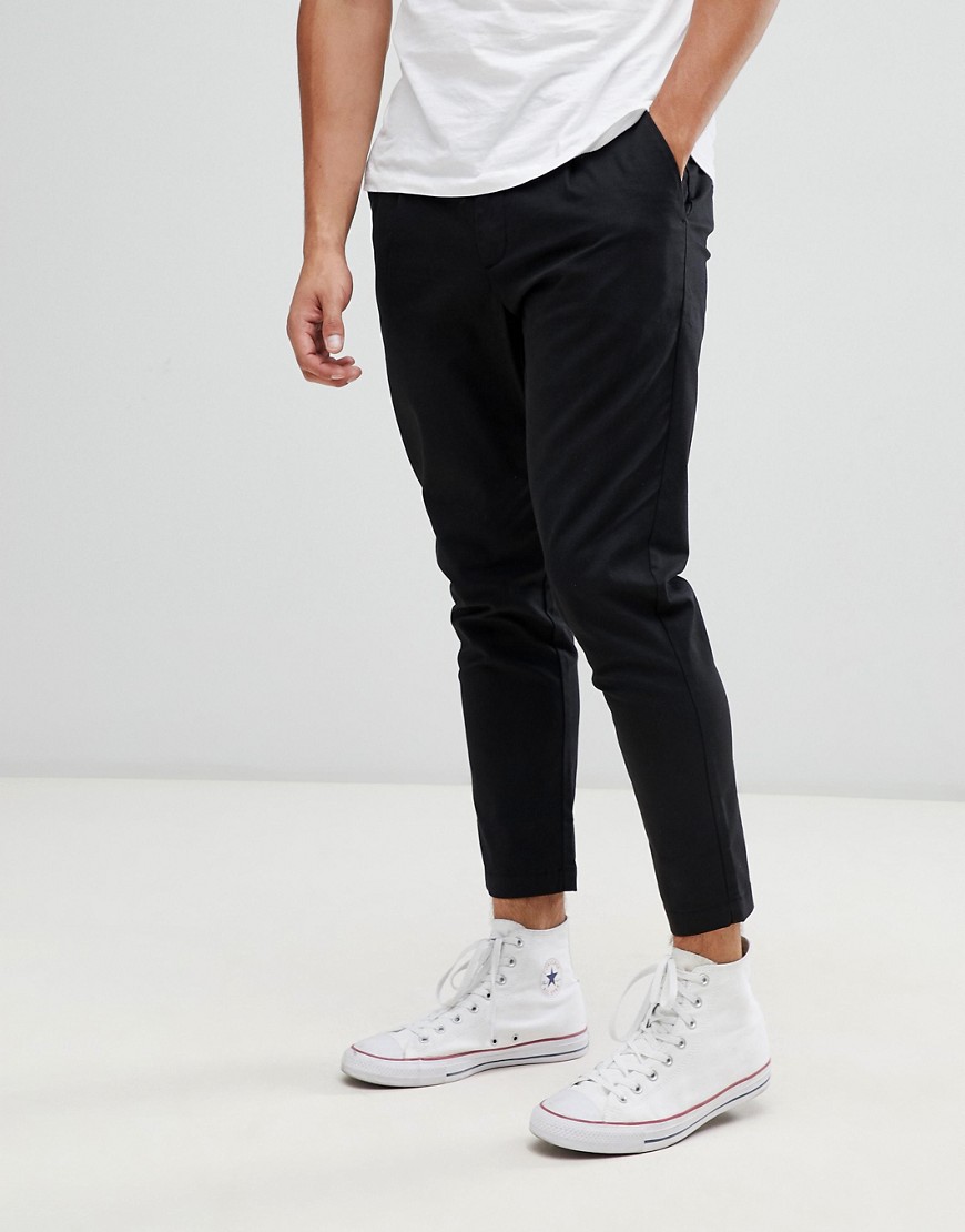 Only & Sons - Cropped chino-Zwart