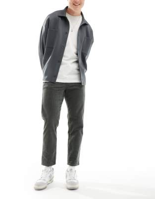 ONLY & SONS ONLY & SONS cropped cord trouser in washed grey