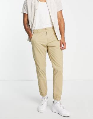 chinos with cuffed ankles