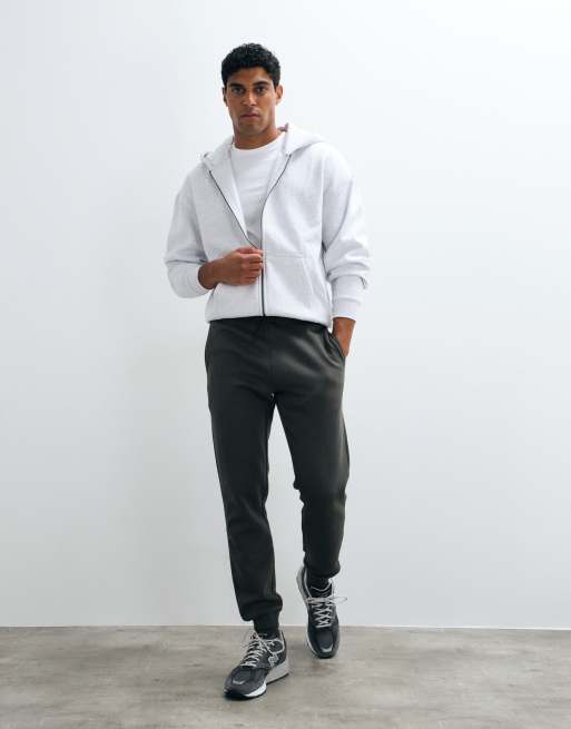ONLY & SONS cuffed joggers co-ord in deep grey, 3 of 5