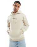 [ONLY & SONS] ONLY & SONS curated hoodie in stone-Neutral S Silver Lining