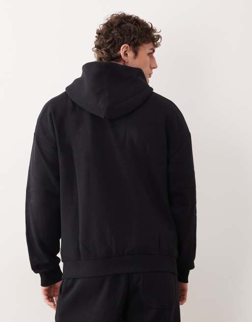 ONLY & SONS – Czarna bluza oversize z kapturem, część zestawu, 4 z 5