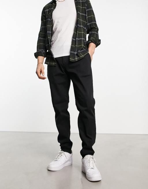 Only & Sons – Czarne dopasowane chinosy  , 4 z 4