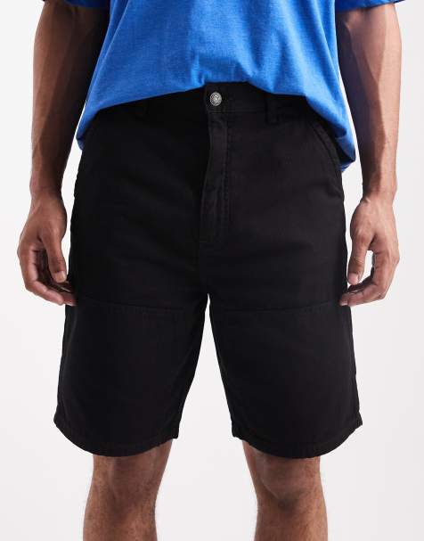 ONLY & SONS carpenter short in black