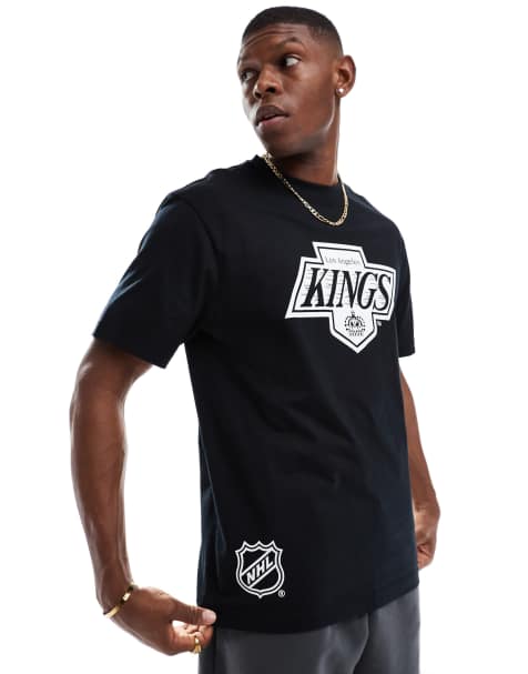 Only & Sons – Czarny luźny T-shirt z nadrukiem LA Kings - view 1