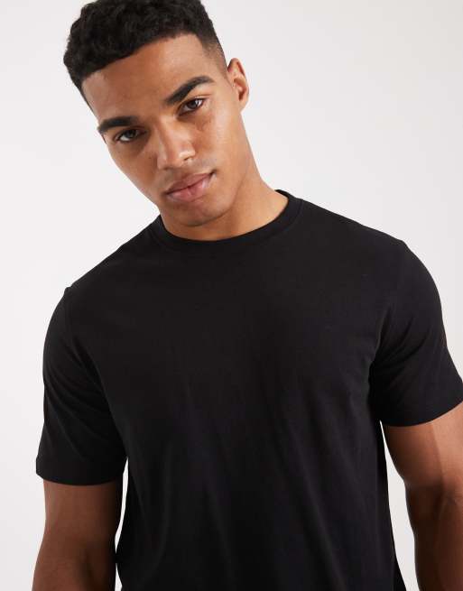 Only & Sons – Czarny T-shirt o regularnym kroju, 5 z 5